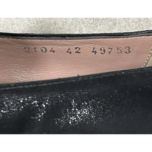 Beautifeel Plie Black Sparkle Suede Loafer Flats Made In Israel Women’s Size 11 - Picture 10 of 11